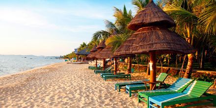 Strand på Phu Quoc i Vietnam.