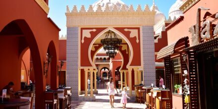 Hotel Alf Leila Wa Leila Waterpark i Hurghada.