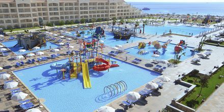 Poolområde på Albatros White Beach Resort i Hurghada