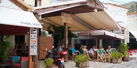 Morgenmadsområdet på Hotel Polixeni på Samos, Grækenland.