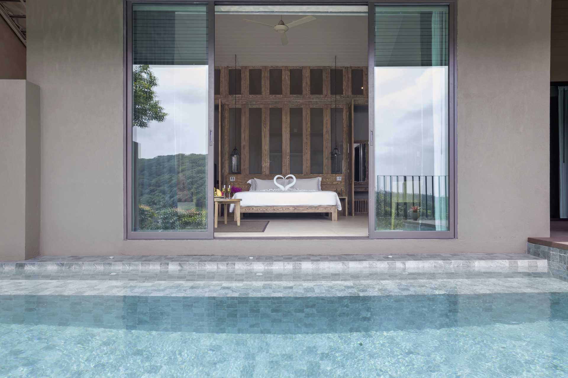 Pool bungalow på Sunsuri Phuket, Thailand.
