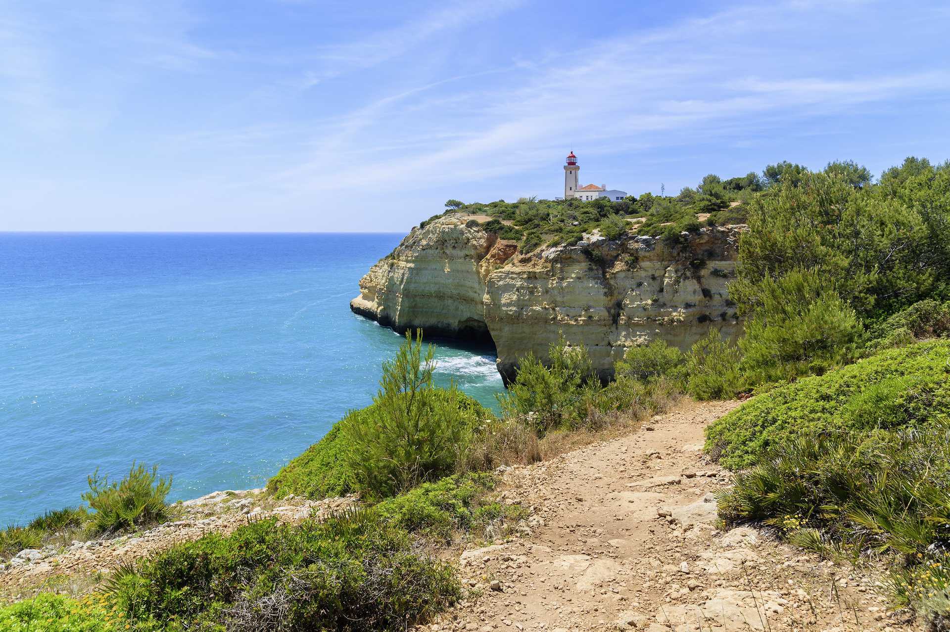 Dejlige vandrestier langs Algarvekysten.