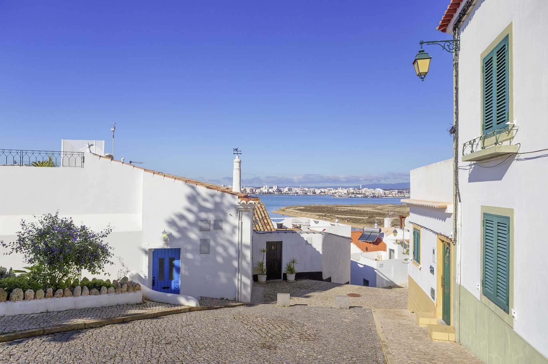 Portimao på Algarvekysten, Portugal.