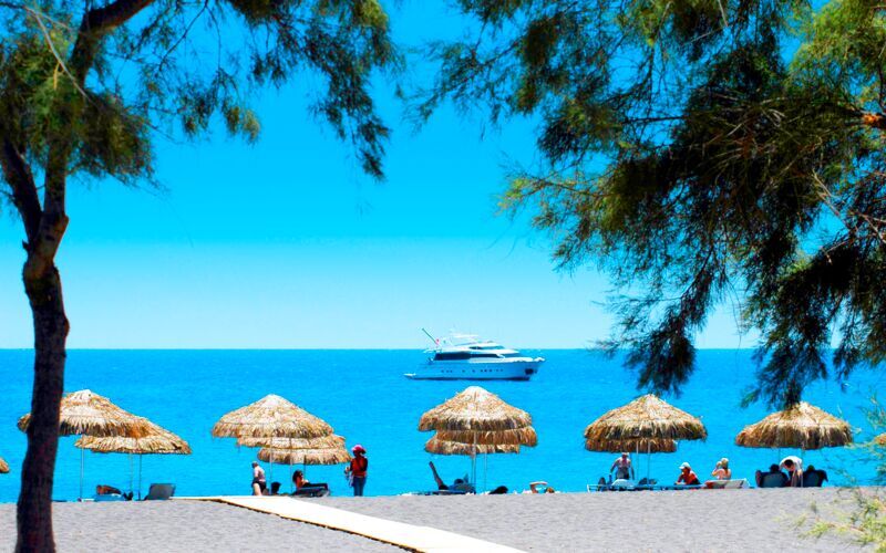 Postkortsmukke Santorini