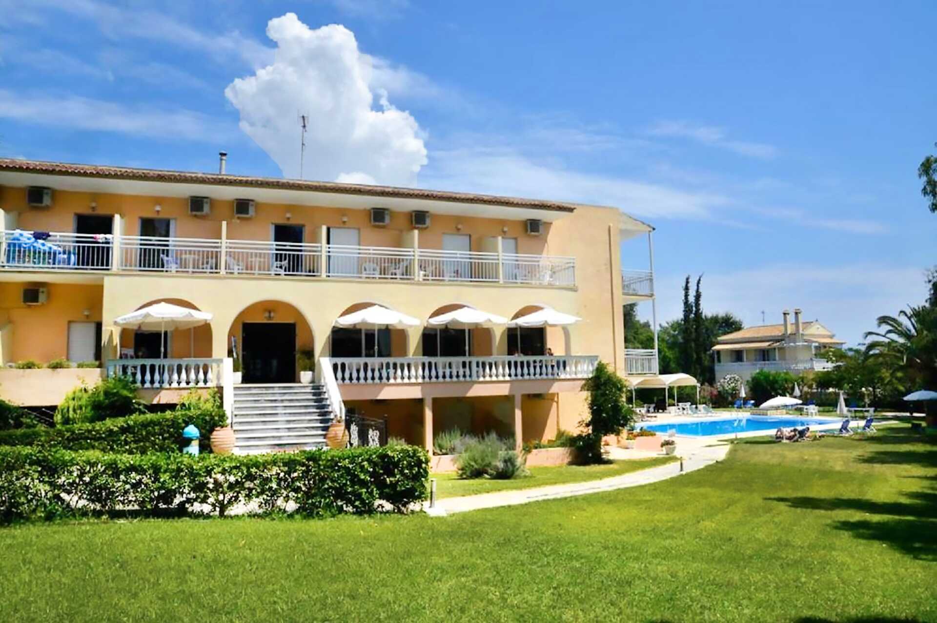 Hotel Primavera i Dassia, Korfu.