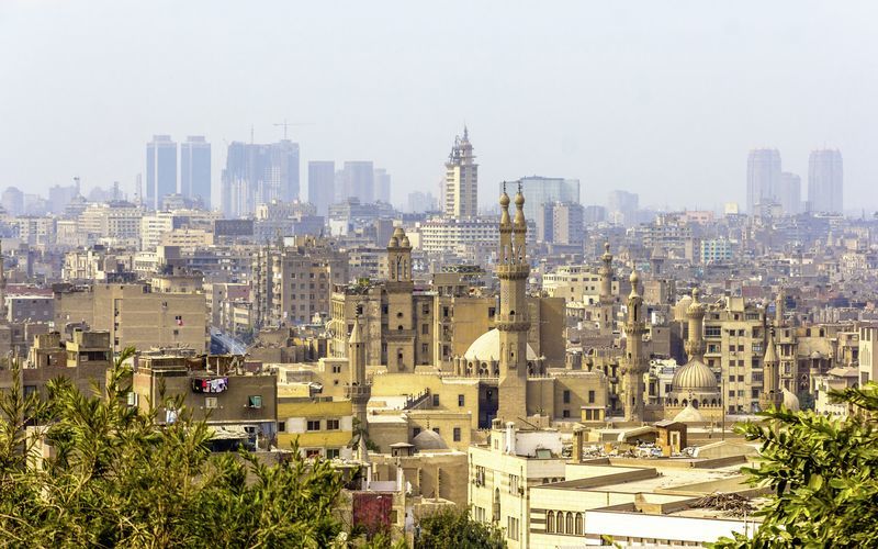 Pyramiderne og sfinksen - Cairo med fly