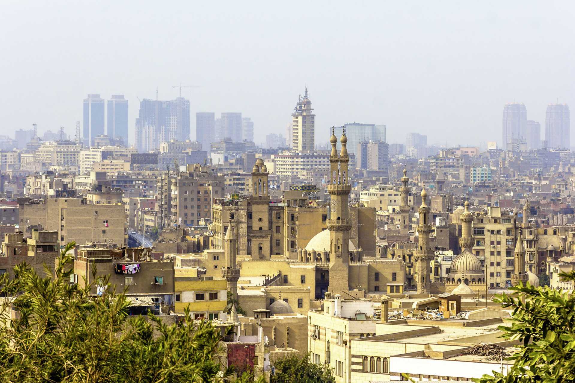 Pyramiderne og sfinksen - Cairo med fly