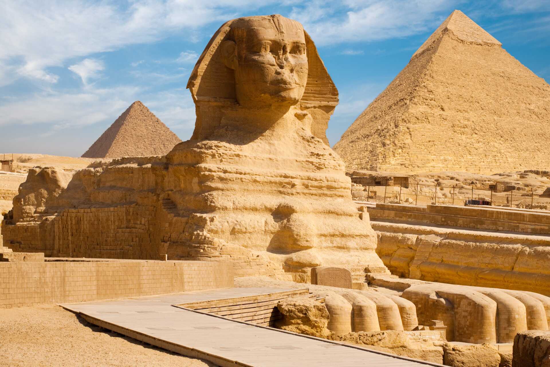 Pyramiderne og sfinksen