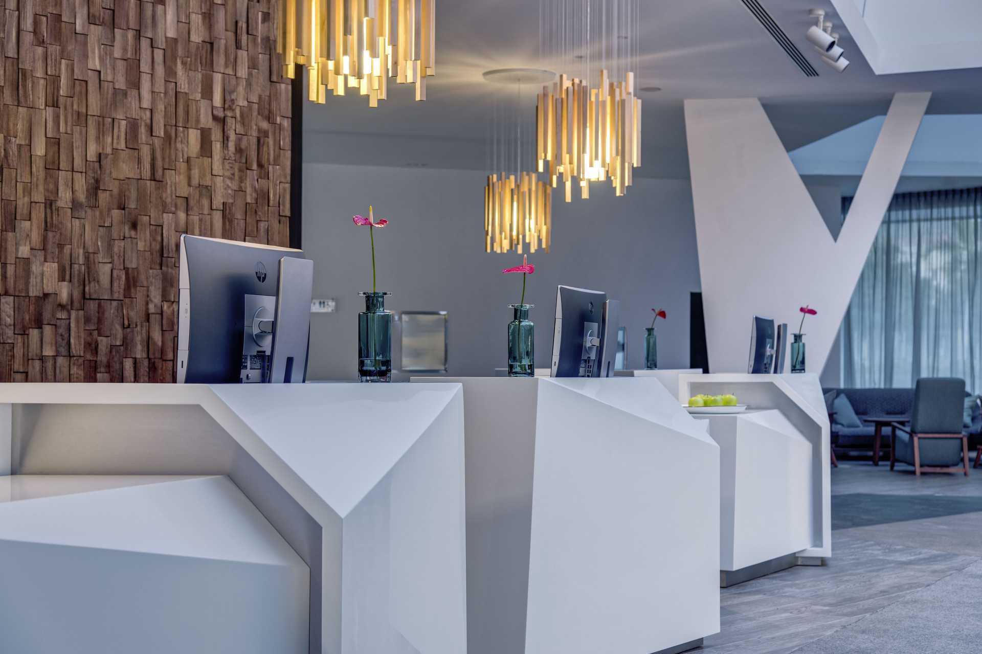 Receptionen på Radisson Blu Resort & Spa i Puerto de Mogán på Gran Canaria.