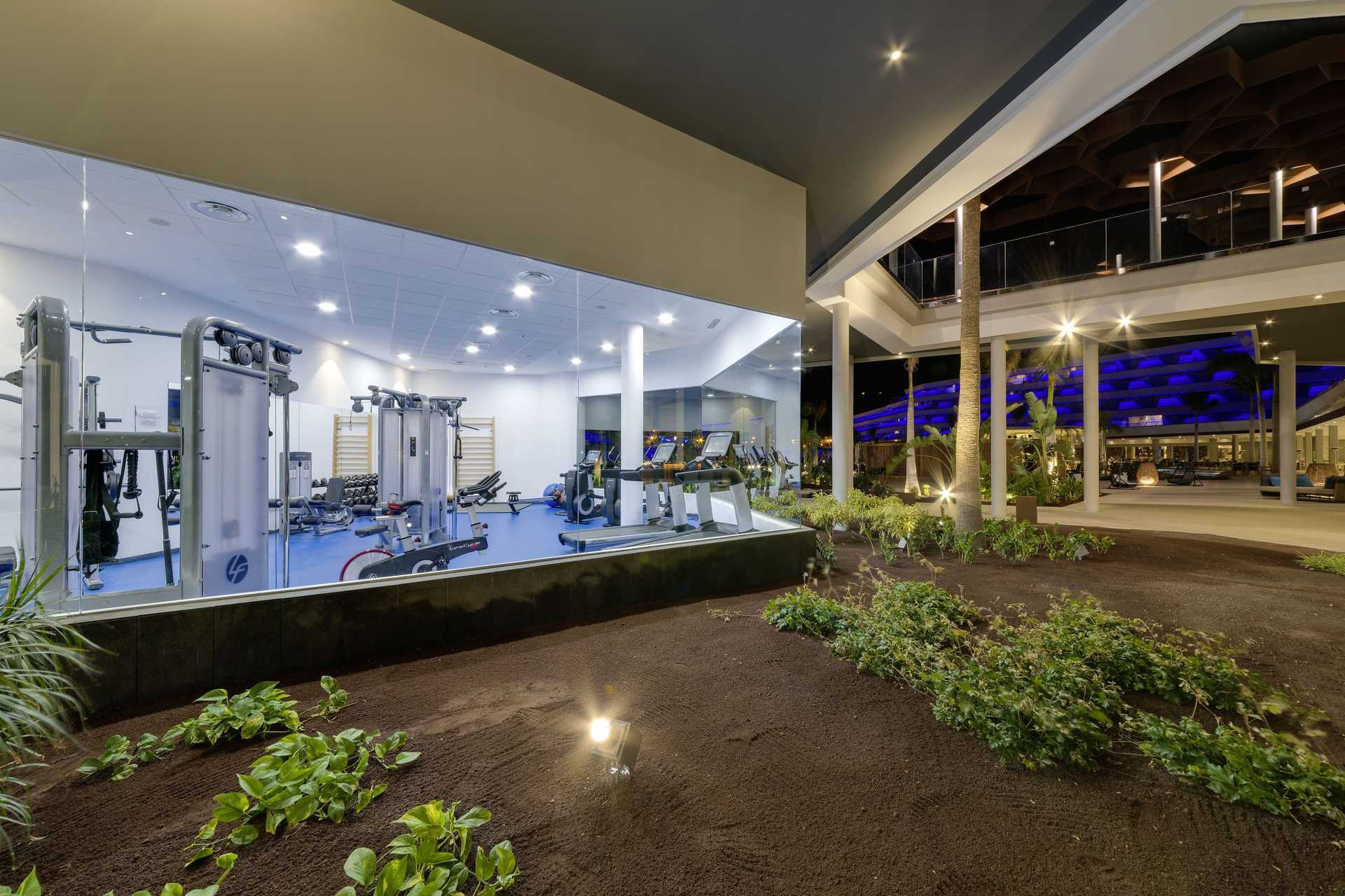 Fitnessrum på Radisson Blu Resort & Spa i Puerto de Mogán på Gran Canaria.