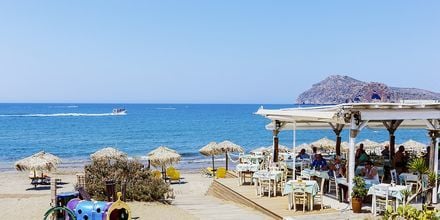 Stranden ved Hotel Rania på Kreta, Grækenland.