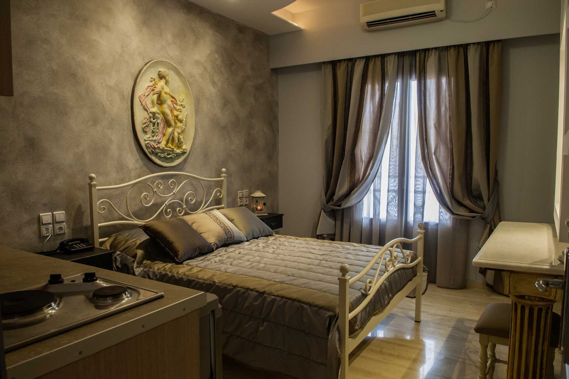 Renoveret 1-værelses lejlighed på Polydefkis.