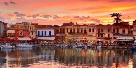 Rethymnon by på Kreta, Grækenland.