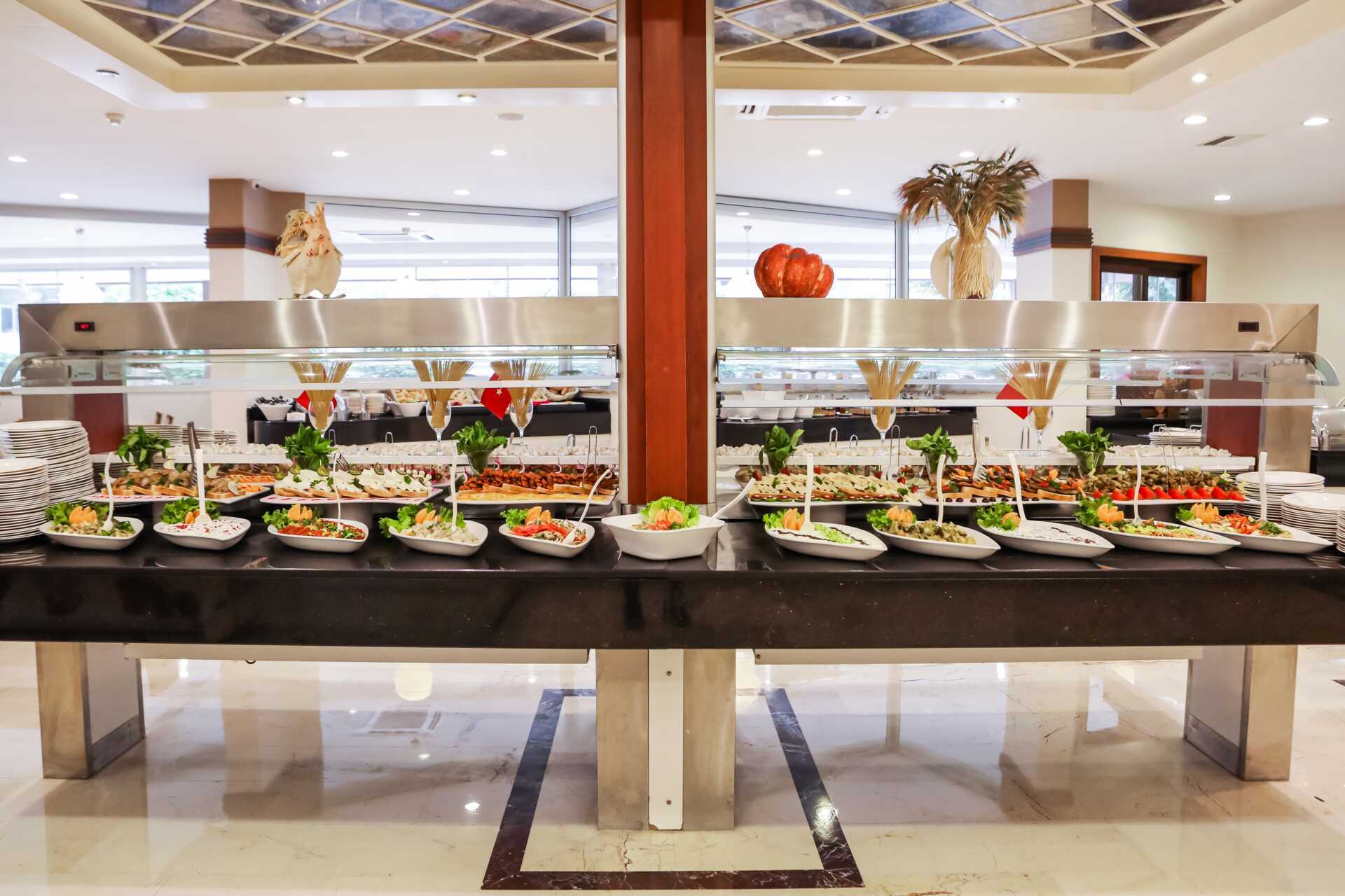 Restaurant på hotel Riviera i Alanya, Tyrkiet.