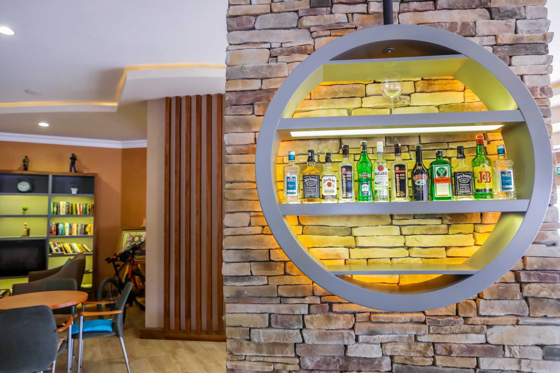 Lobbybar på hotel Riviera i Alanya, Tyrkiet.