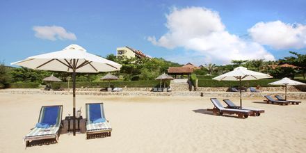 Stranden ved hotel Romana Beach Resort i Phan Thiet