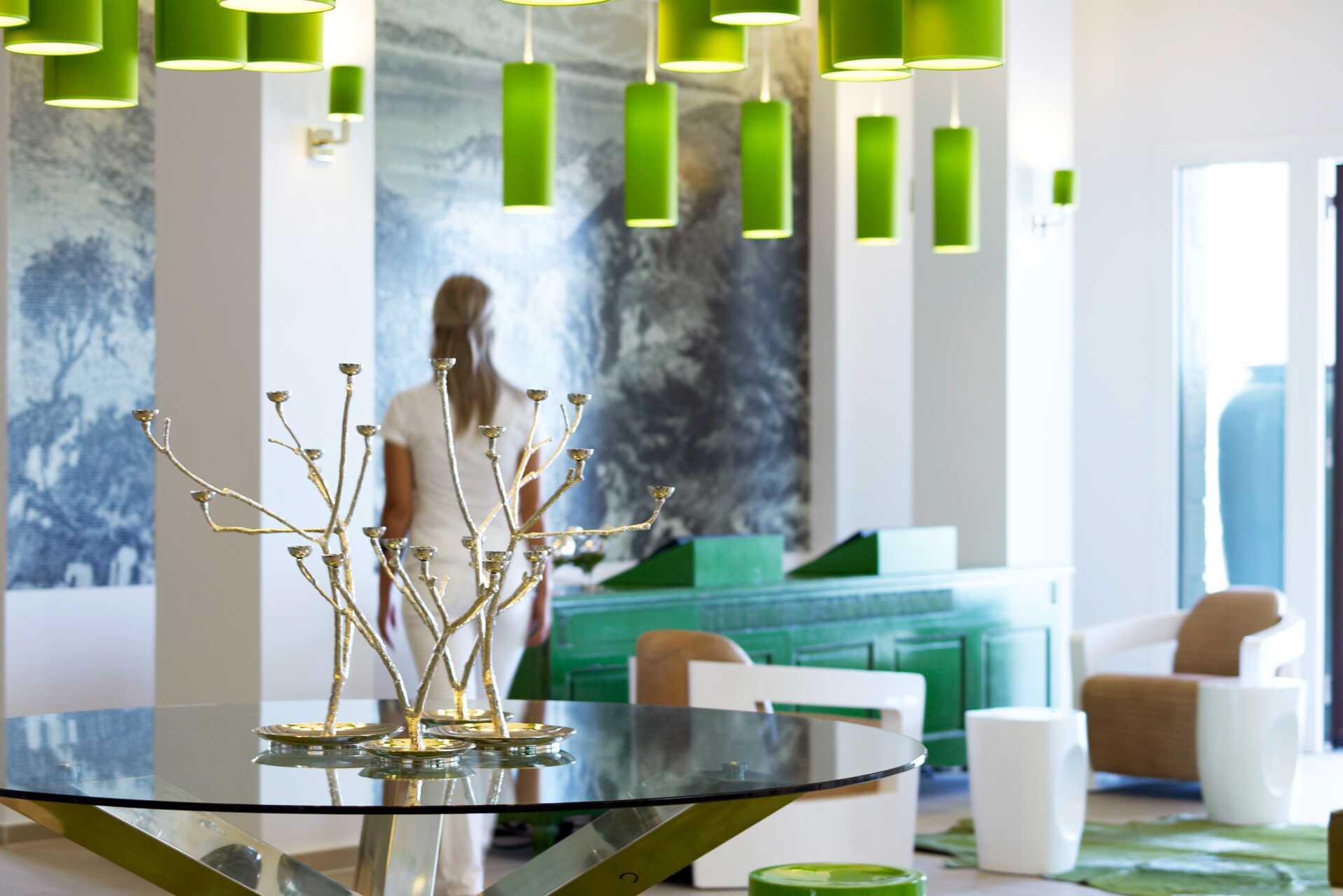 Lobby på Salvator Hotel Villas & Spa i Parga, Grækenland.