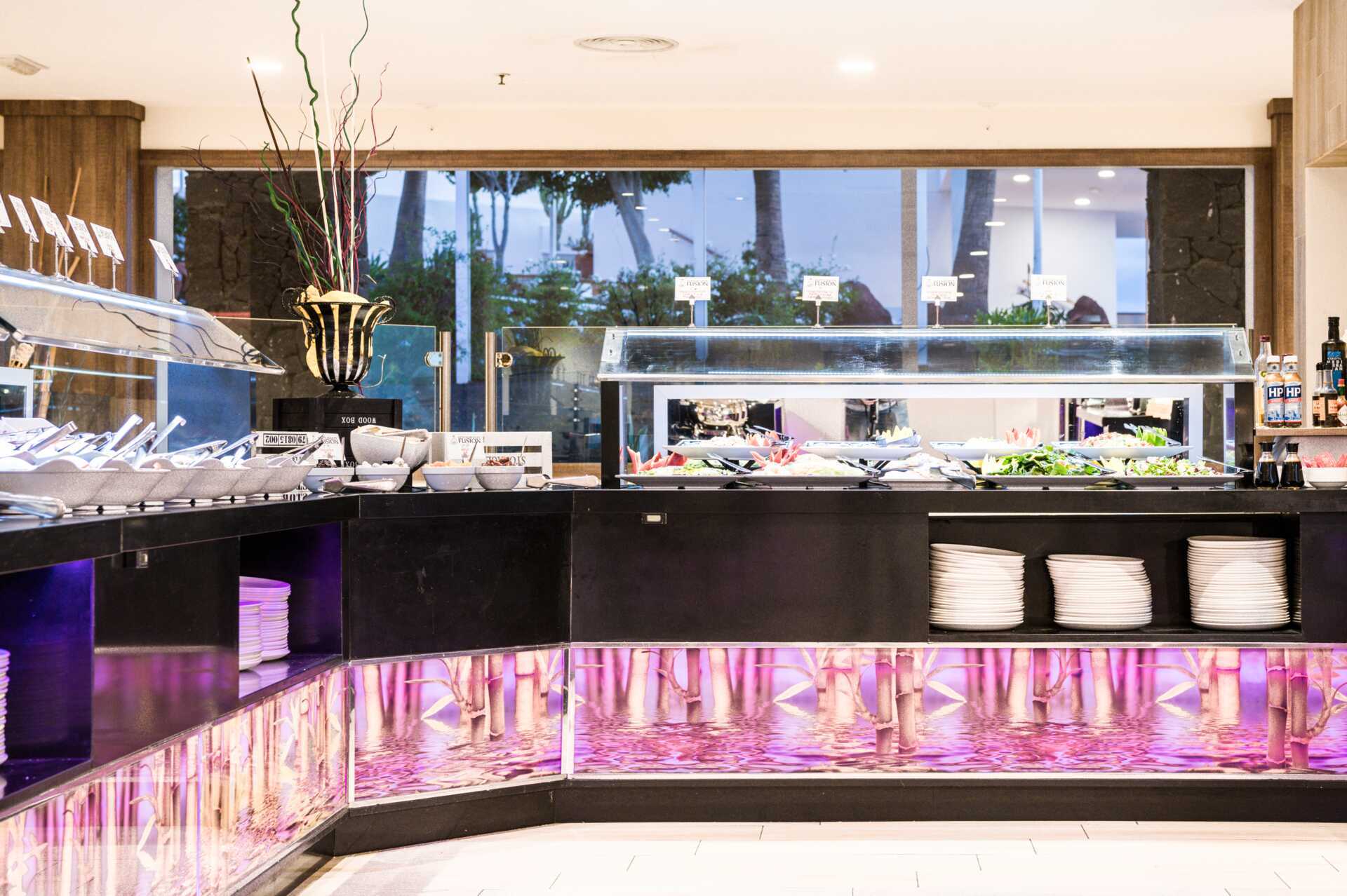 Buffetrestaurant på Hotel Sandos Papagayo Beach Resort på Lanzarote, De Kanariske Øer