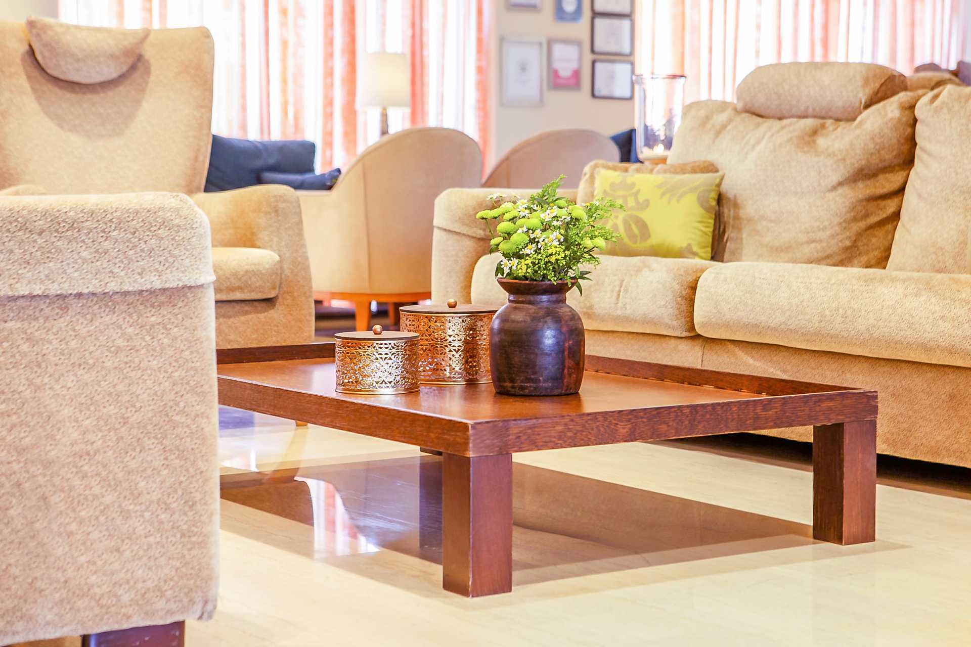 Lobbybar på Santa Marina Plaza på Kreta, Grækenland.