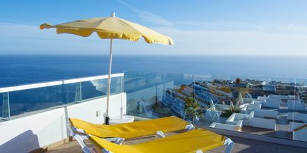 Solterrasse på Riosol i Puerto Rico på Gran Canaria