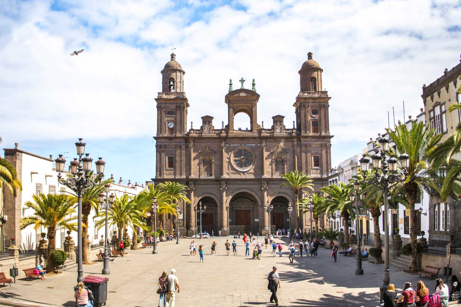 Santa Ana katedralen i Las Palmas på Gran Canaria, De Kanariske Øer.