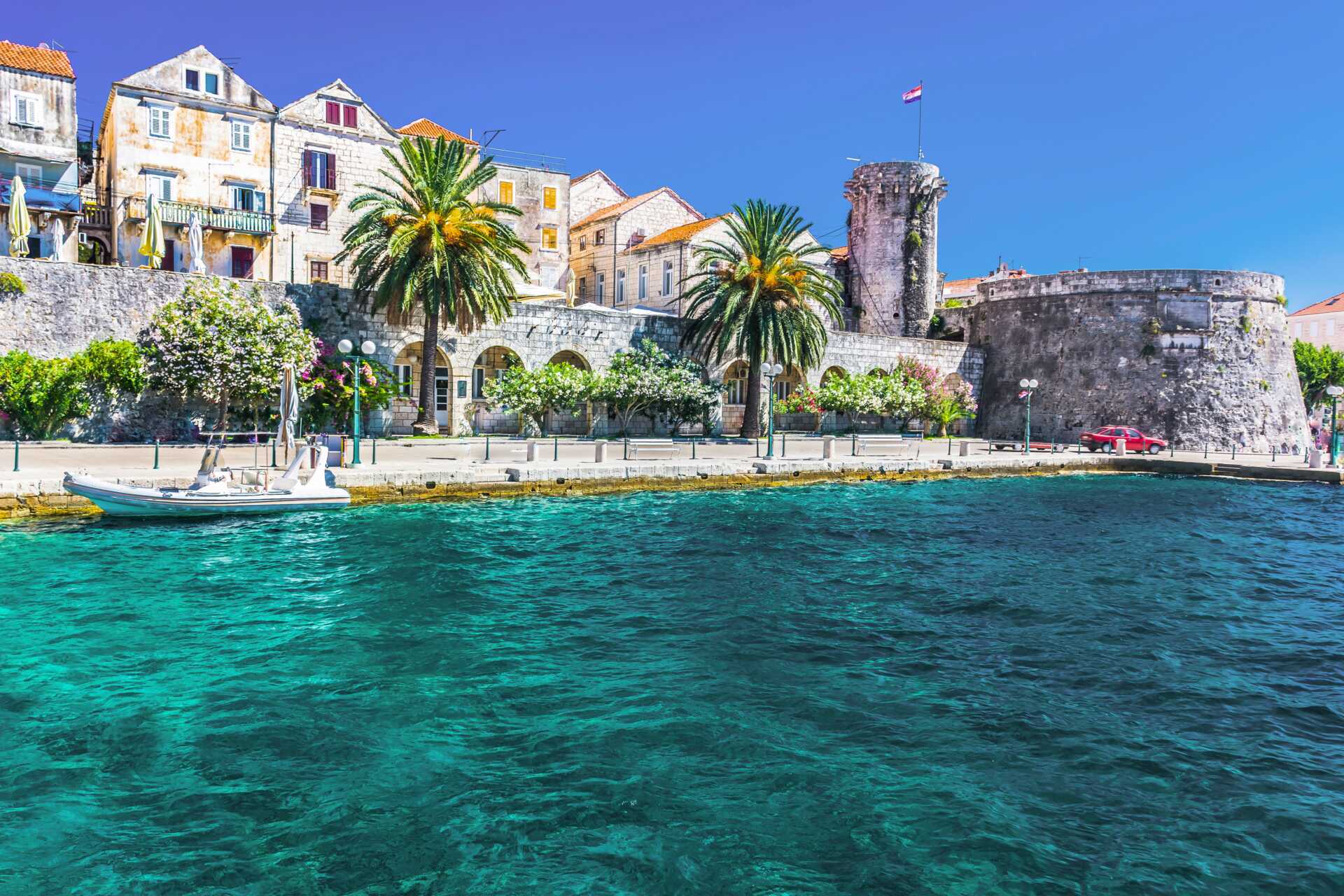 Korcula er en af de grønneste øer i Adriaterhavet.