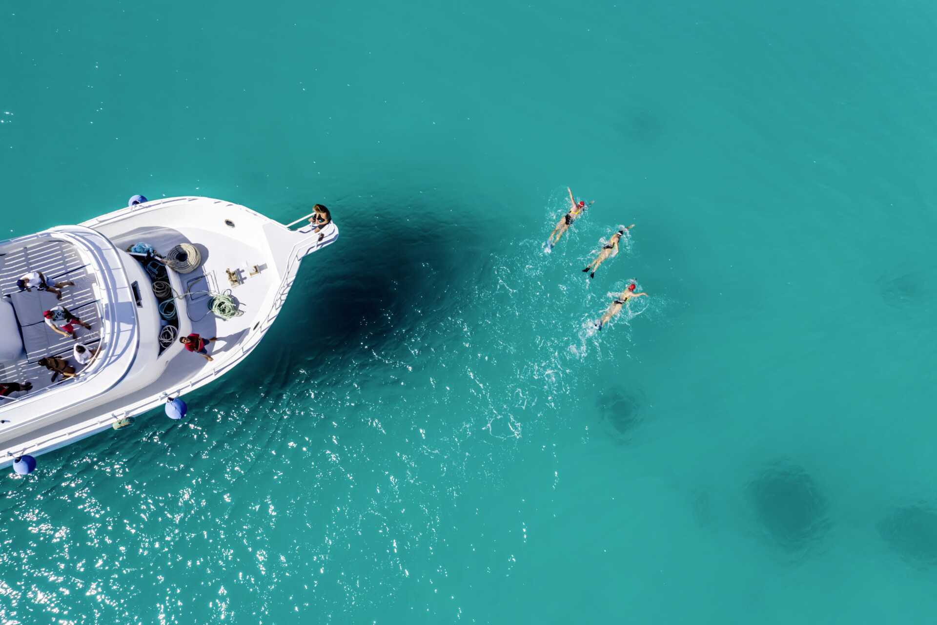 Det Røde Hav er perfekt til svømmetræning.