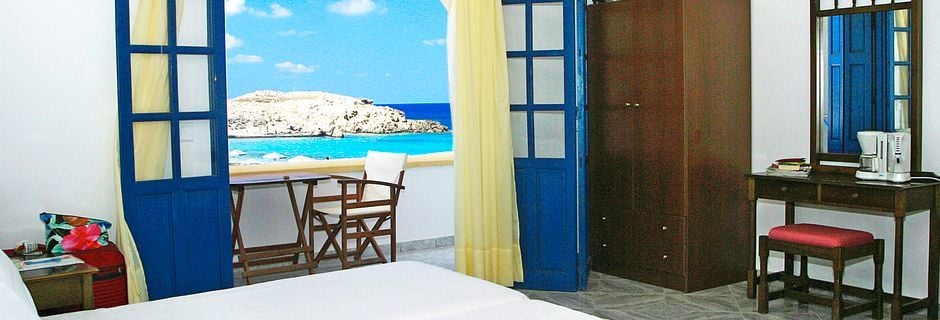 Hotel Gorgina and Sofia på Karpathos, Grækenland.