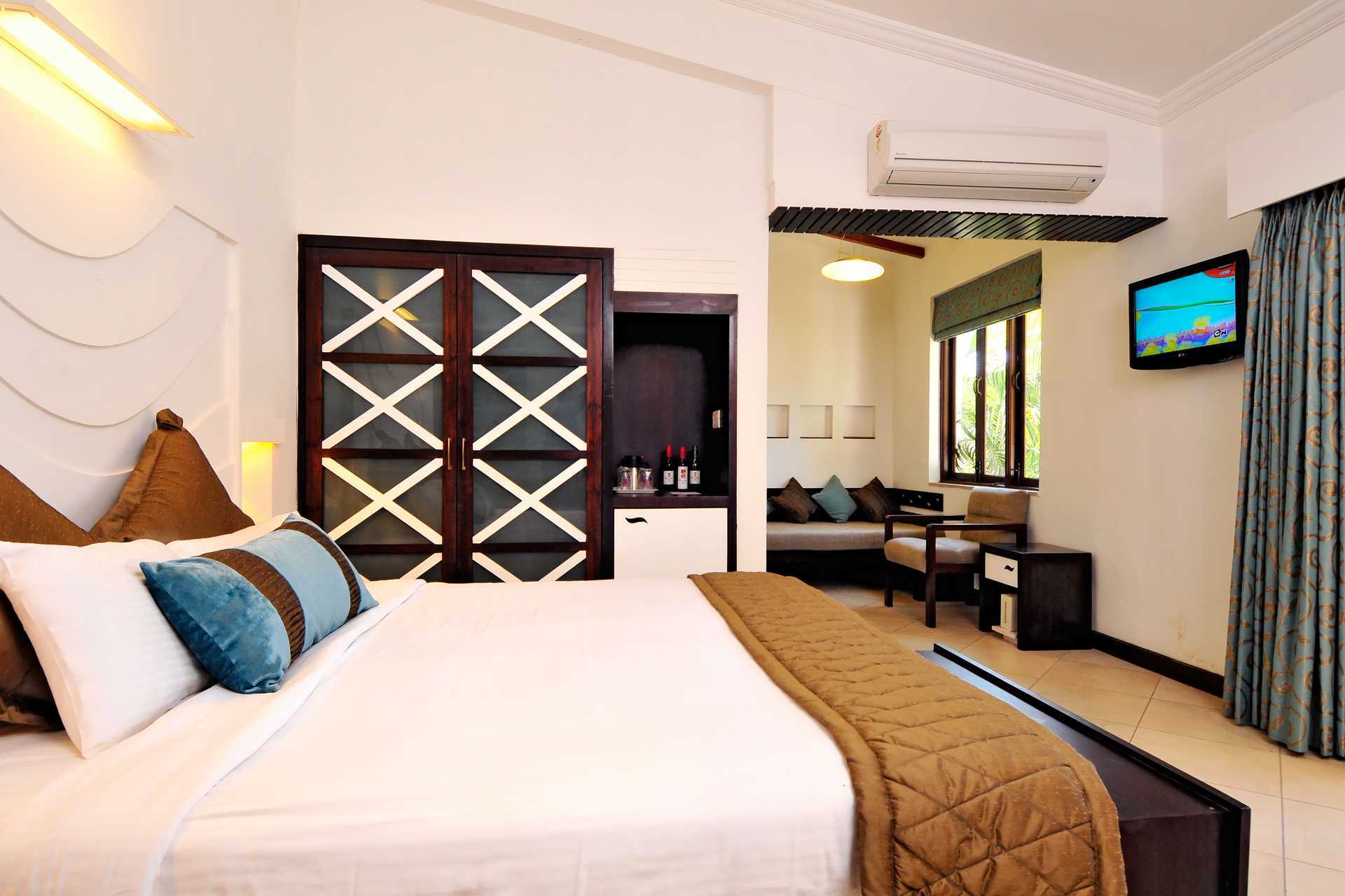 Dobbeltværelse på Hotel Sonesta Inns i Goa, Indien.