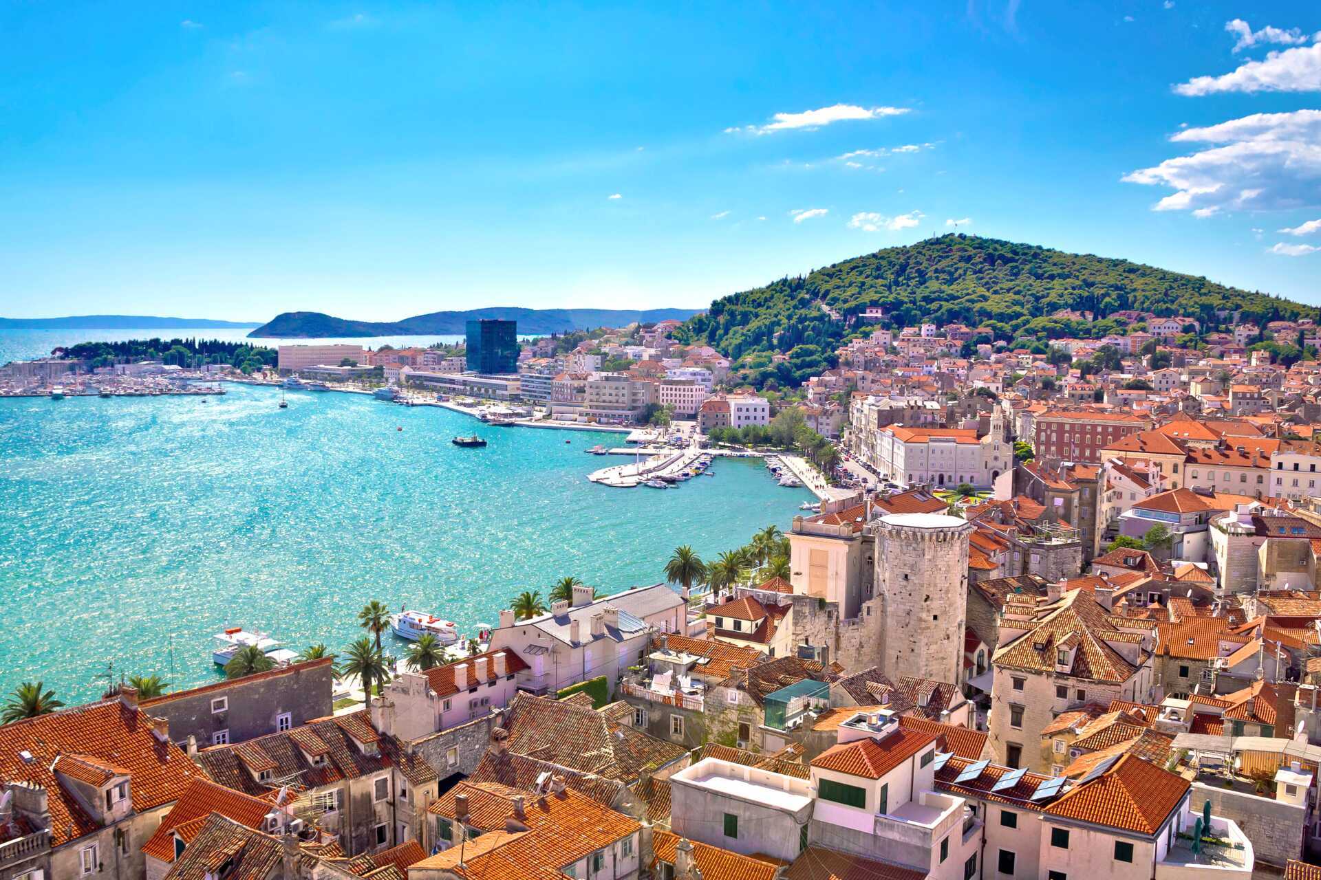 Split i Kroatien.