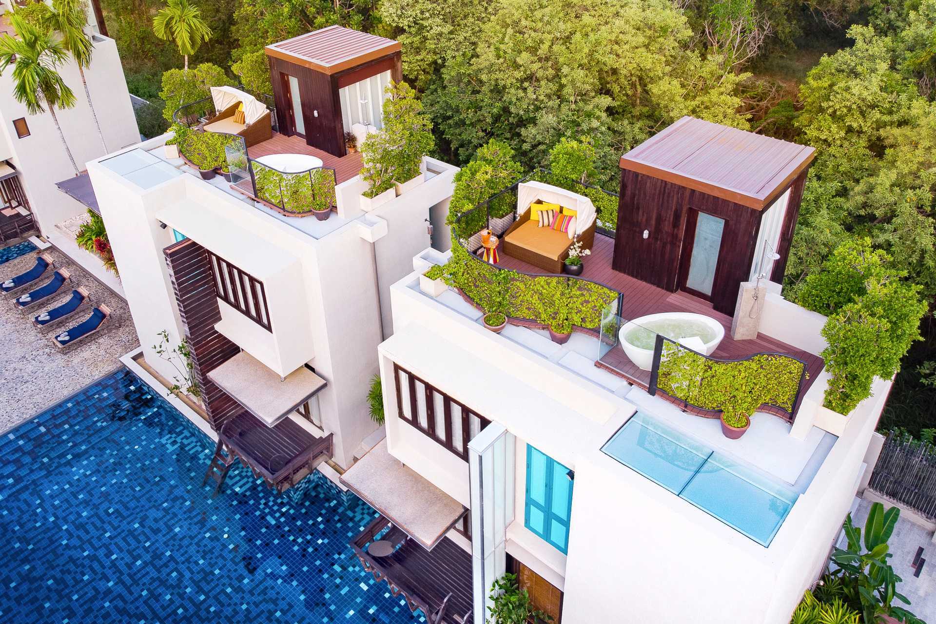 Suite/clubværelse på Let's Sea Hua Hin Al Fresco Resort i Thailand.