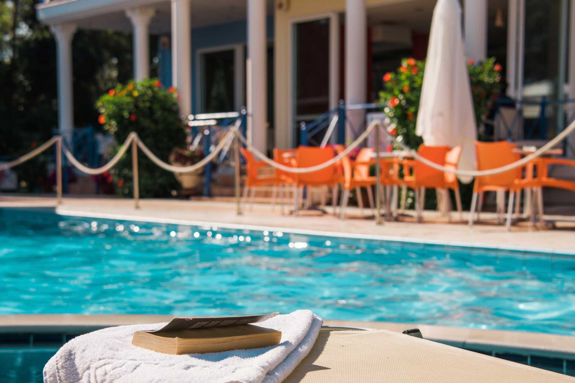 Hotel Paradise Ammoudia i Ammoudia, Grækenland.