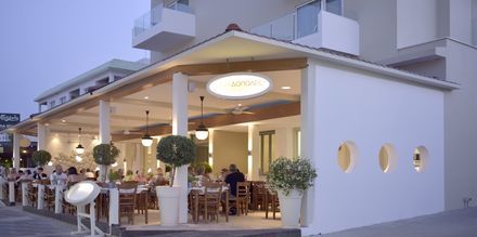 Den græske restaurant Kyklos, ca. 15 min. gang fra hotel Sunrise Jade i Fig Tree Bay, Cypern