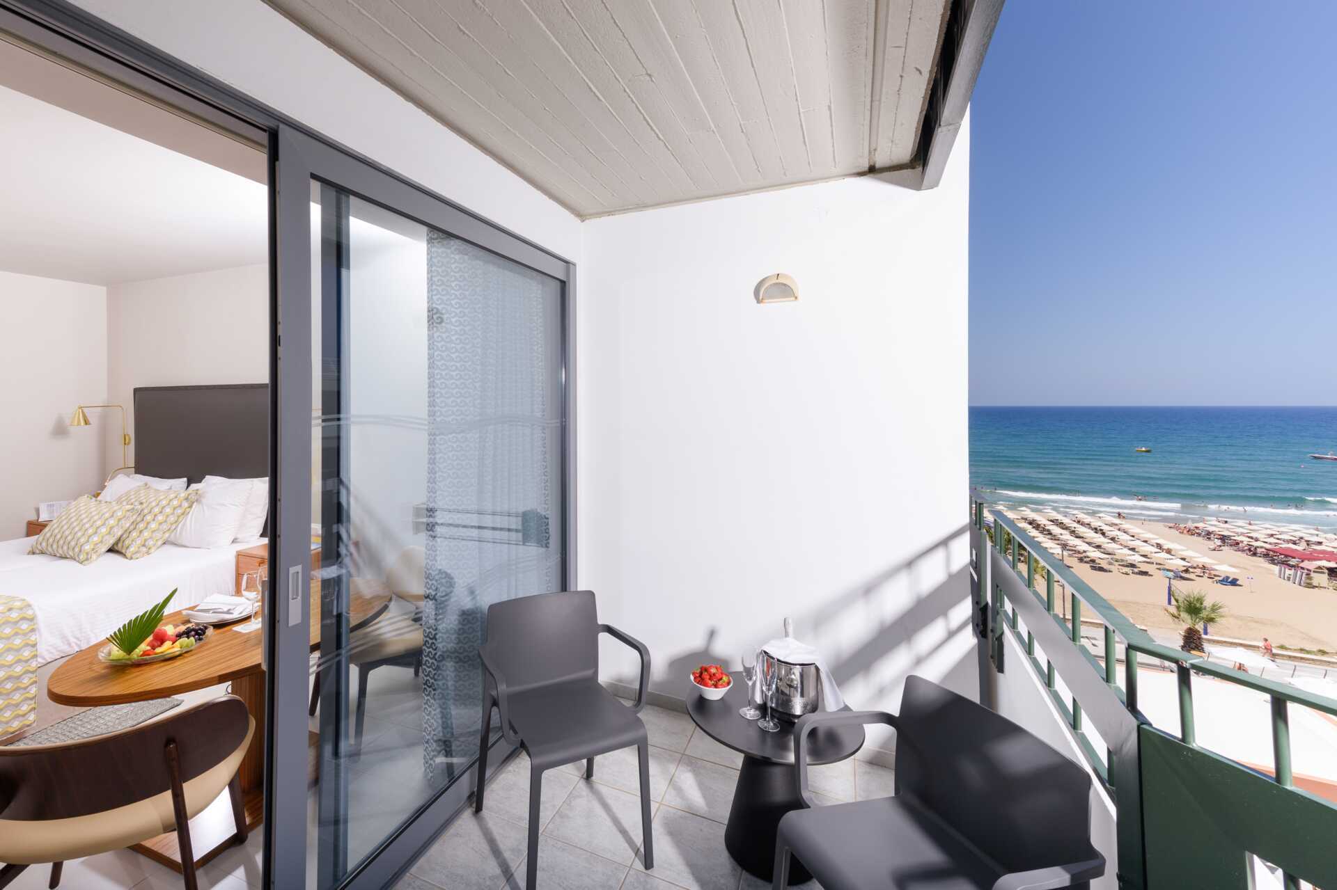 Superior-værelse på hotel Aquila Porto Rethymno på Kreta, Grækenland.