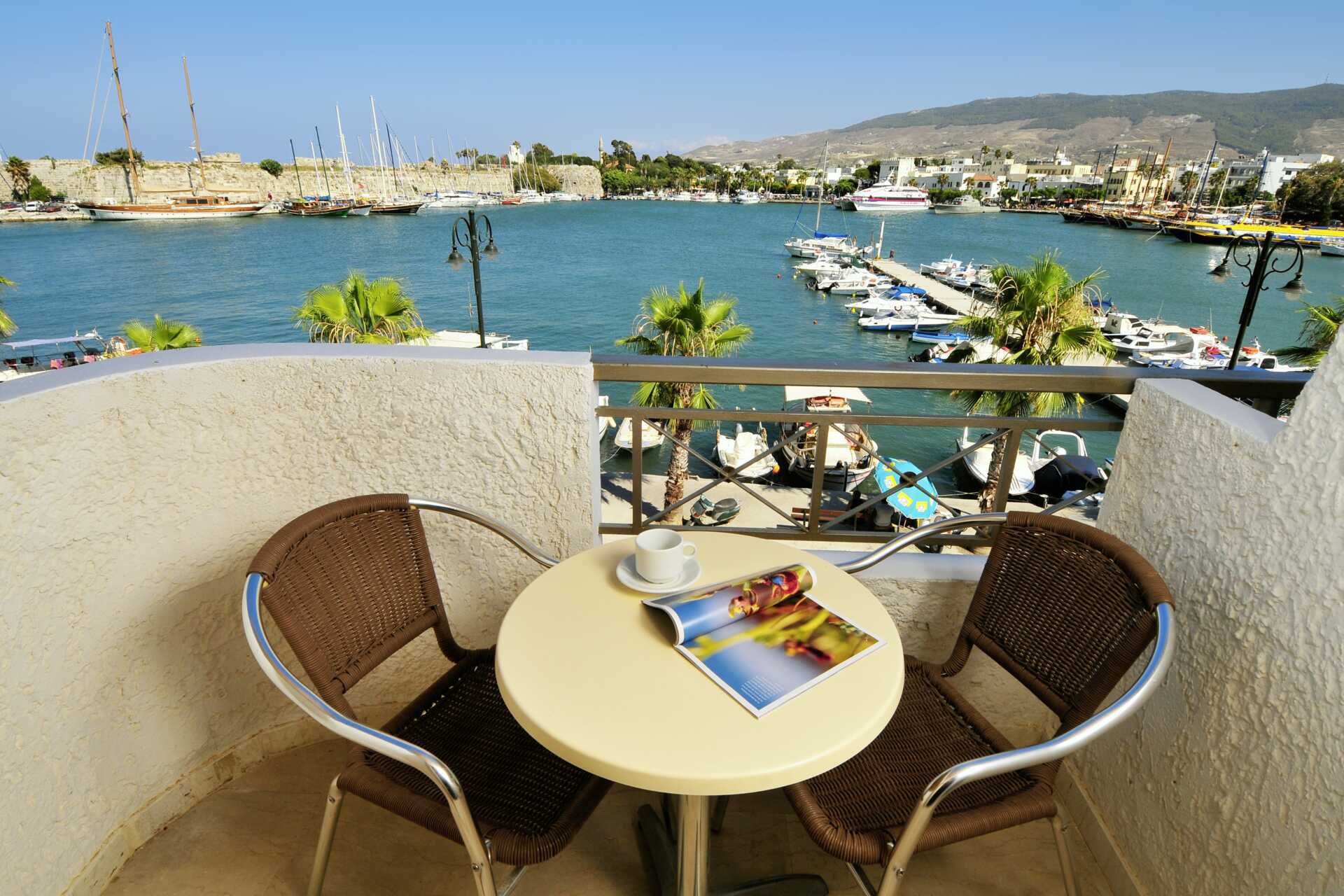 Superior-værelse på Hotel Astron på Kos, Grækenland.