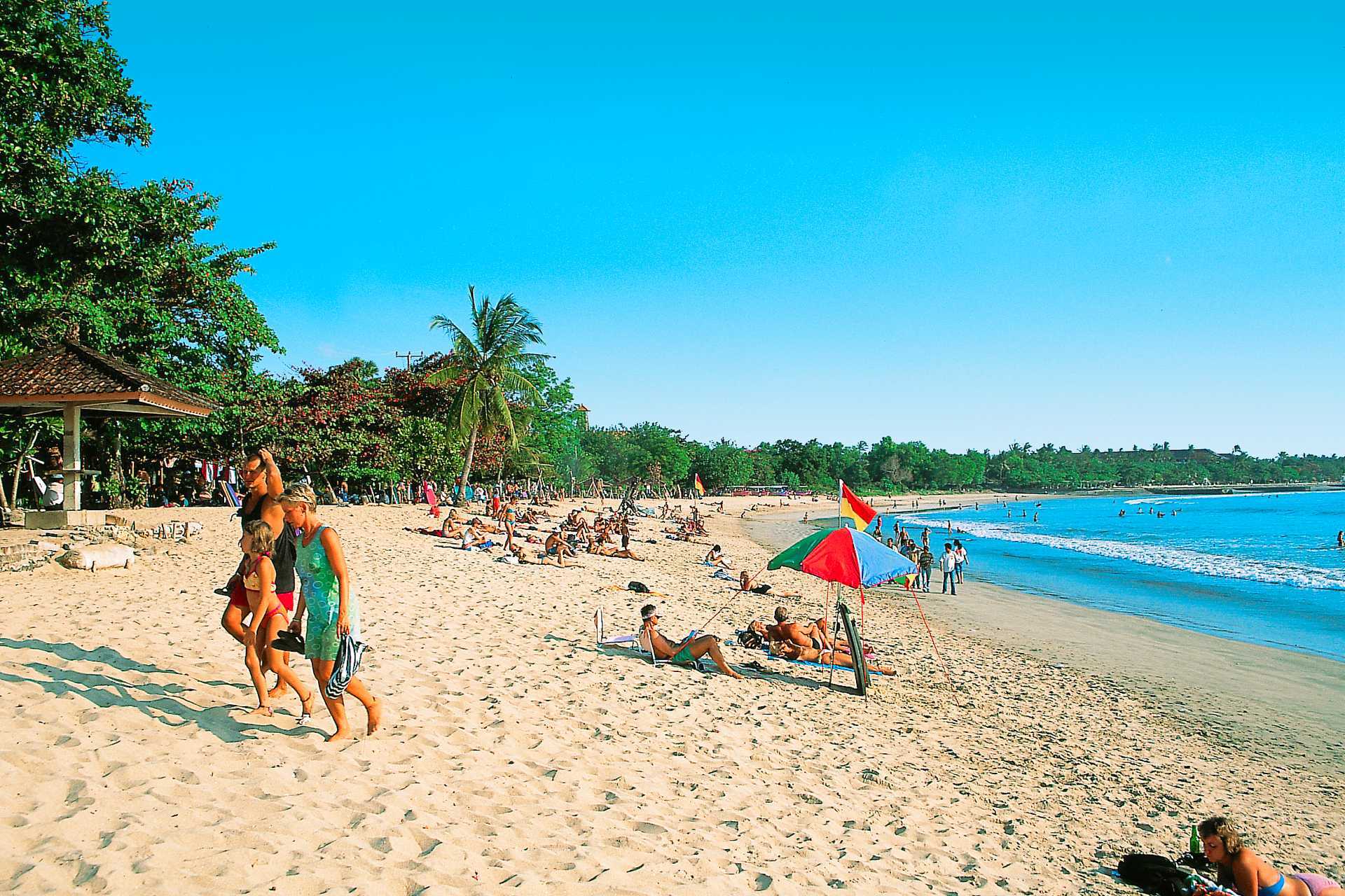 Stranden i Tanjung Benoa, Bali.