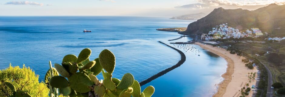 Sandstrand på Tenerife, De Kanariske Øer.