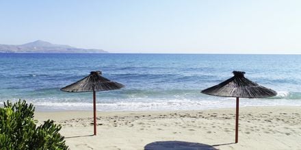 Stranden ved Thamirakis Studios på Kreta, Grækenland.