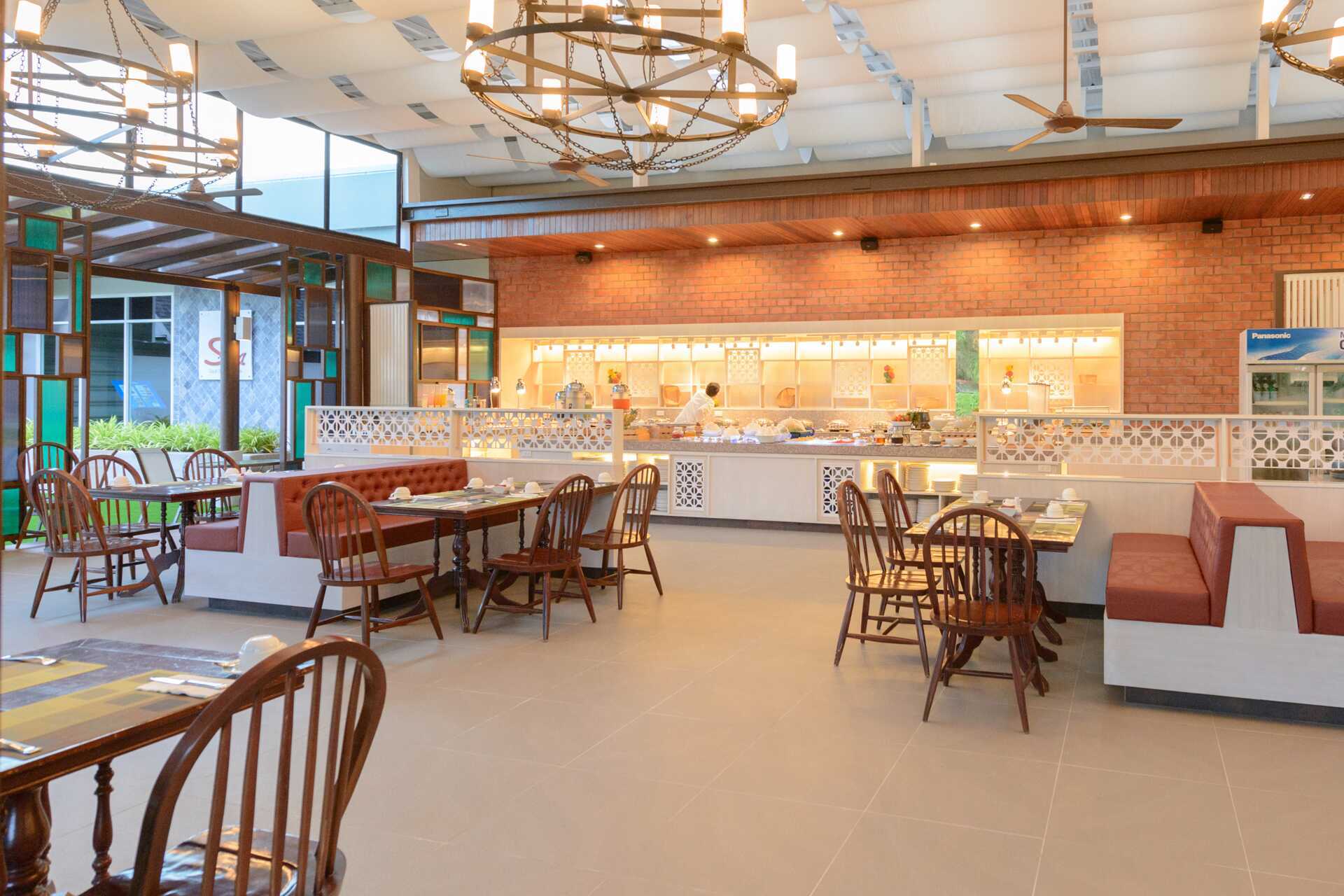 Restauranten på hotel The Waters Khao Lak ved Katathani, Thailand.