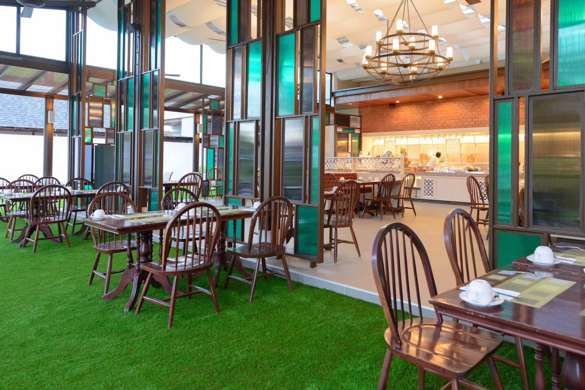 Restauranten på hotel The Waters Khao Lak ved Katathani, Thailand.