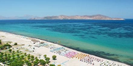 Stranden ved Hotel Tigaki Beach på Kos, Grækenland.