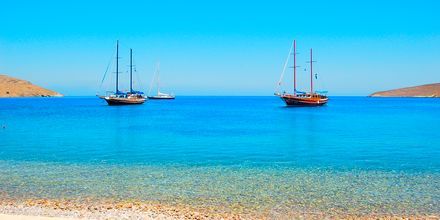 Stranden på Tilos, Grækenland.