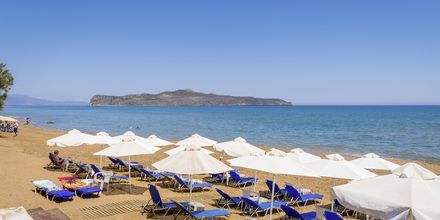 Stranden ved Hotel Veli i Kato Stalos på Kreta, Grekland.