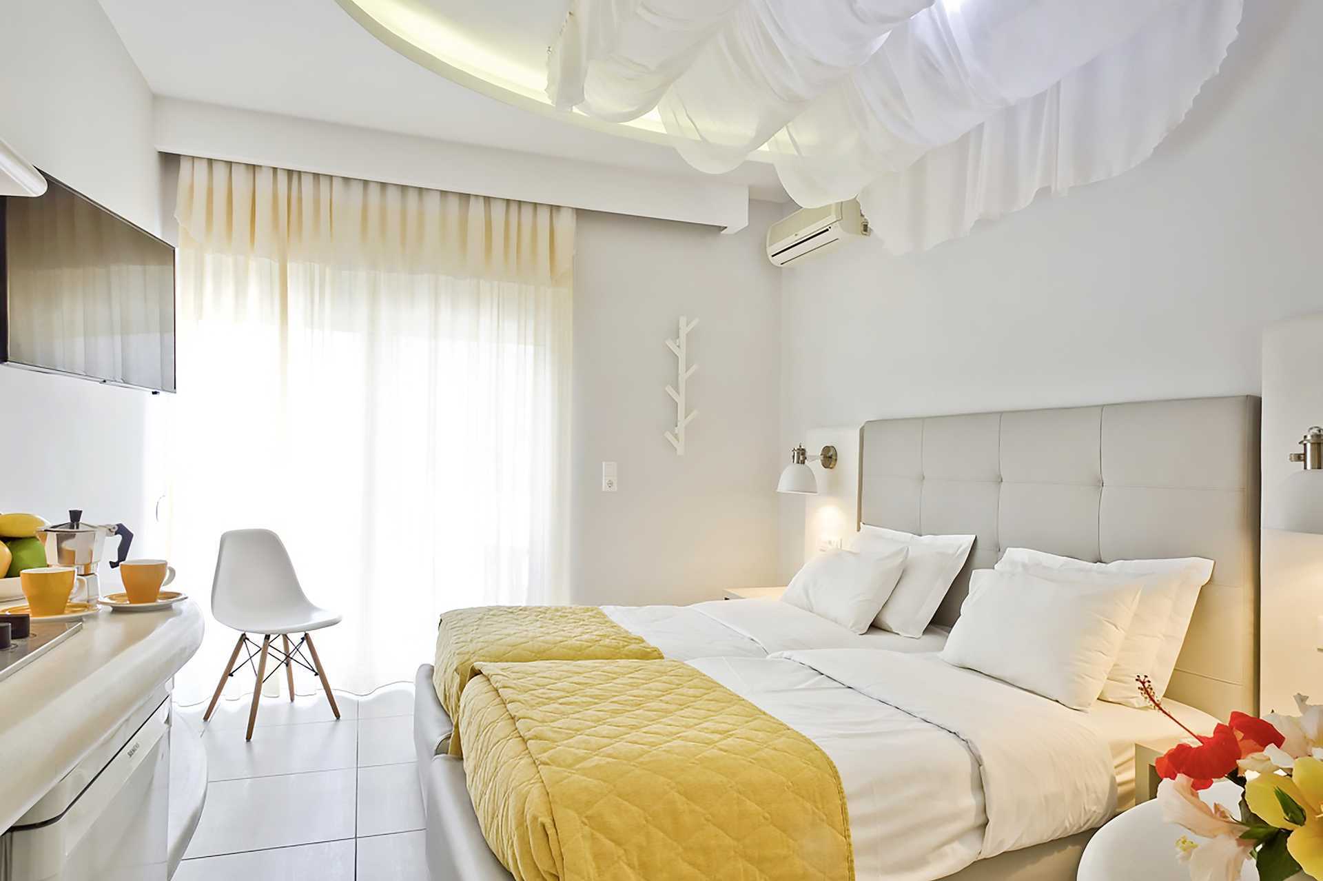 1-værelses lejlighed på hotel Venezia i Karpathos by, Grækenland.
