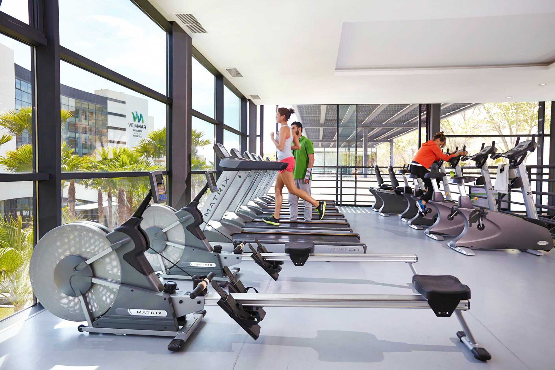 Fitnessrum på VIDAMAR Resorts Madeira, Portugal.