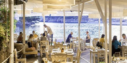 Restaurant på Villa Rossa Area Boutique Beach Resort i Parga, Grækenland.
