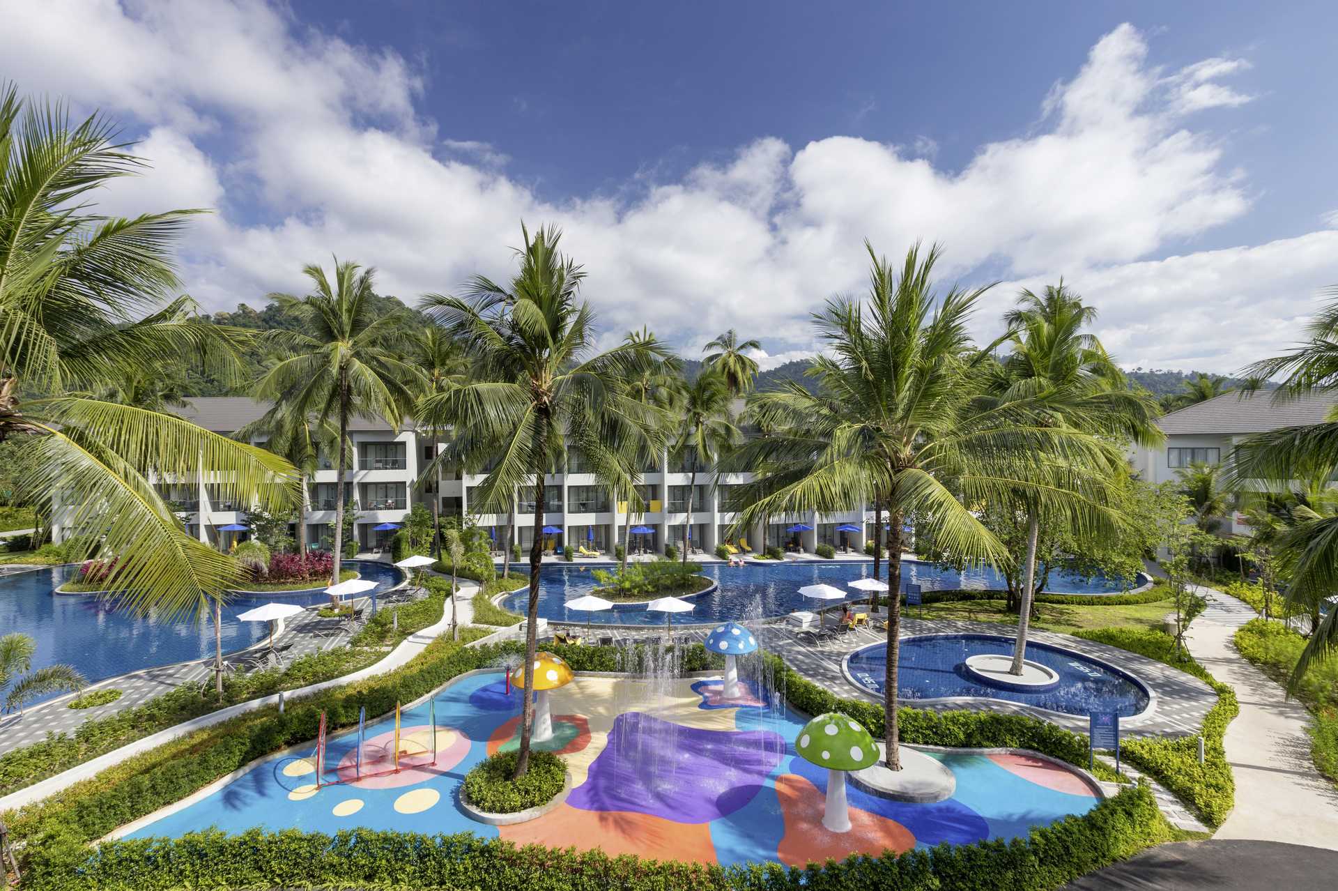 Børnepoolen på hotel X10 Khao Lak, Thailand.