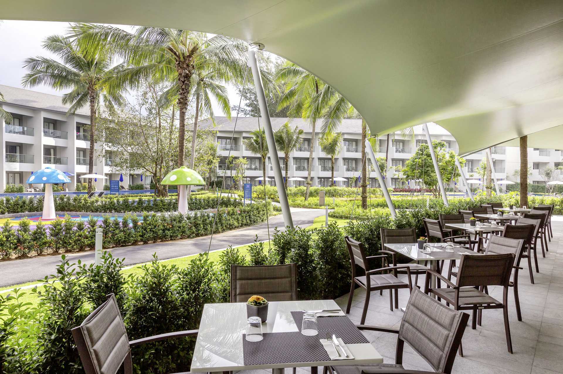 Buffetrestauranten på hotel X10 Khao Lak, Thailand.